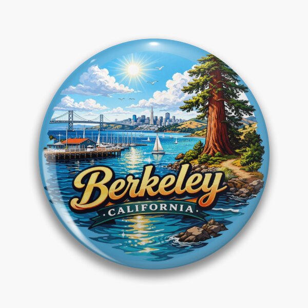 Item preview, Berkeley, California - Scenic Waterfront designed and sold by Myra365Art.