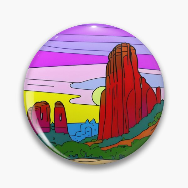 Item preview, Desert Landscape Sunset Cactus Aesthetic Nature Sticker designed and sold by GymTanLaundry.
