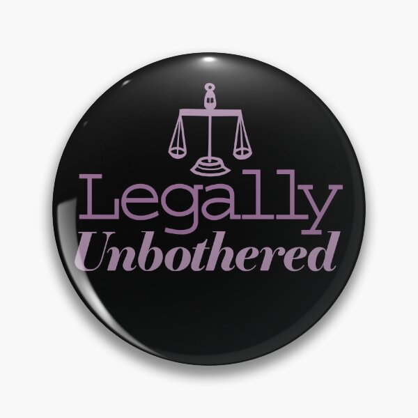 Item preview, Legally Unbothered - Lawyer Design designed and sold by Wild Coast Creative.