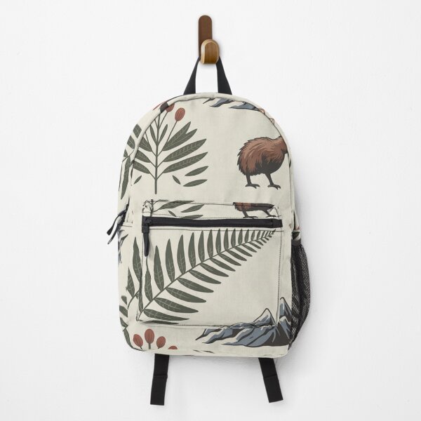 Item preview, New Zealand Kiwi & Fern Seamless Pattern designed and sold by Midnight Veil Designs.