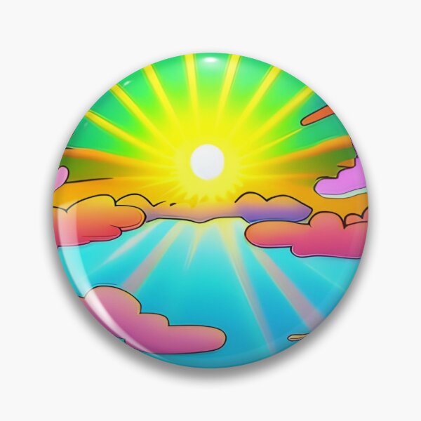 Item preview, Sunset Aesthetic Nature Sticker designed and sold by GymTanLaundry.