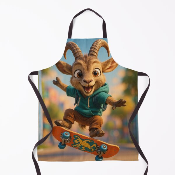 Item preview, Skater Siberian Ibex Goat designed and sold by Sillytoe.