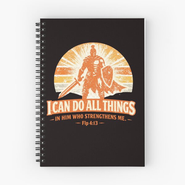 Item preview, Christian Vintage Warrior Sun – Philippians 4:13 Inspirational Quote Design designed and sold by FrameFlow.