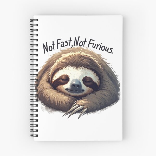 Item preview, Chill Sloth Vibes – Not Fast Not Furious Parody designed and sold by owi-art.