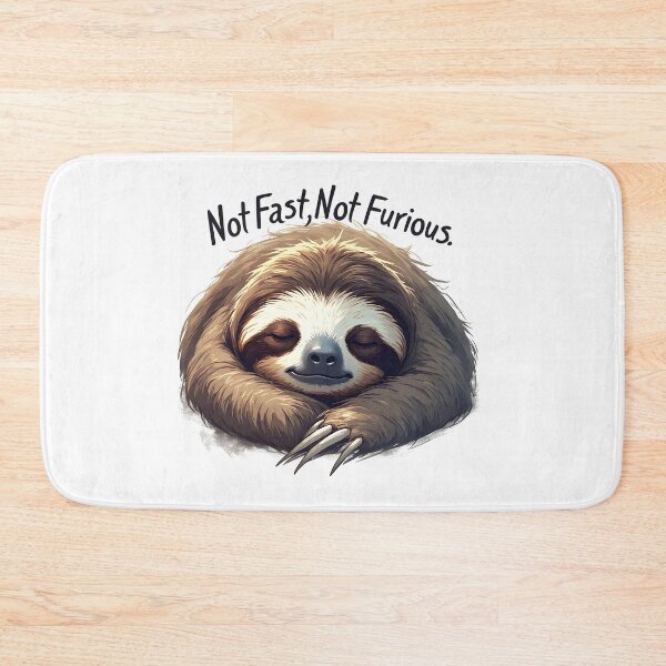 Artikelvorschau, Chill Sloth Vibes – Parodie auf Not Fast Not Furious entworfen und verkauft von owi-art.