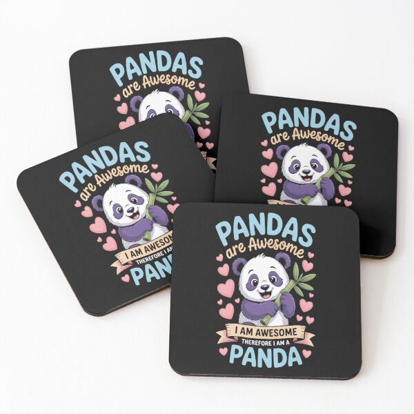 Item preview, Funny Panda Pandas Are Awesome Therefore I Am A Panda  designed and sold by NicolaMail.