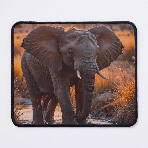Item preview, Elephant at Sunset designed and sold by BeautifulVirtues.