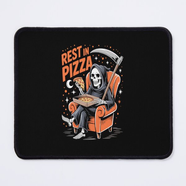 Item preview, Funny Rest In Pizza Skull Skeleton Halloween designed and sold by NicolaMail.