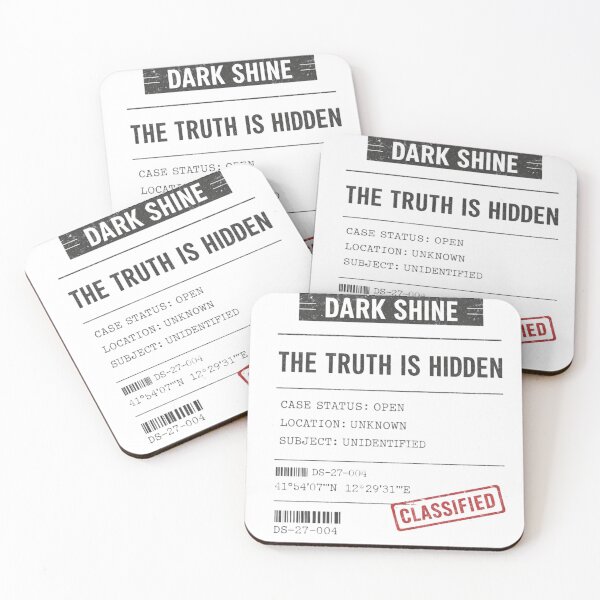 Item preview, The Truth Is Hidden – Dark Shine Investigation designed and sold by darkshinestore.