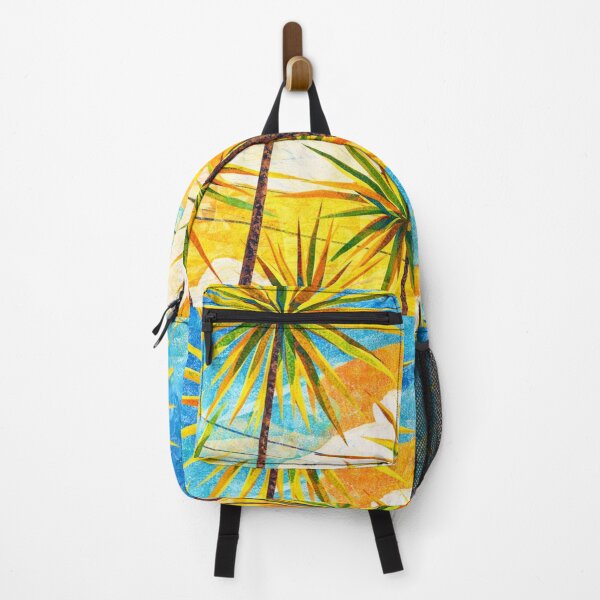 Item preview, Palm Trees with Blue Sky, Papercut Collage Childrens Book Illustration designed and sold by SWSandraWechner.
