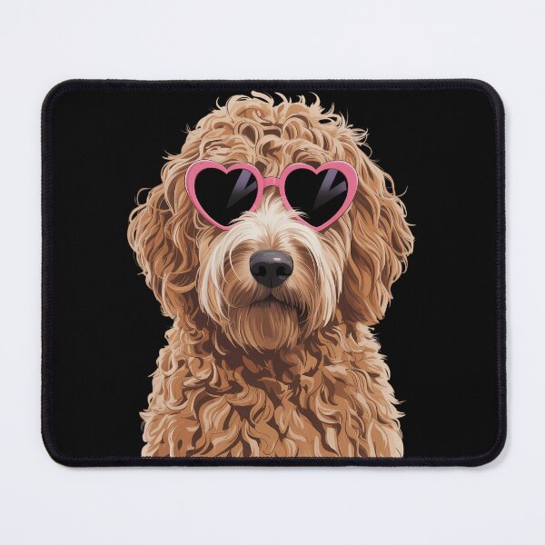 Item preview, Goldendoodle Coquette Valentines Day Golden Doodle designed and sold by TrinaEspinoza.