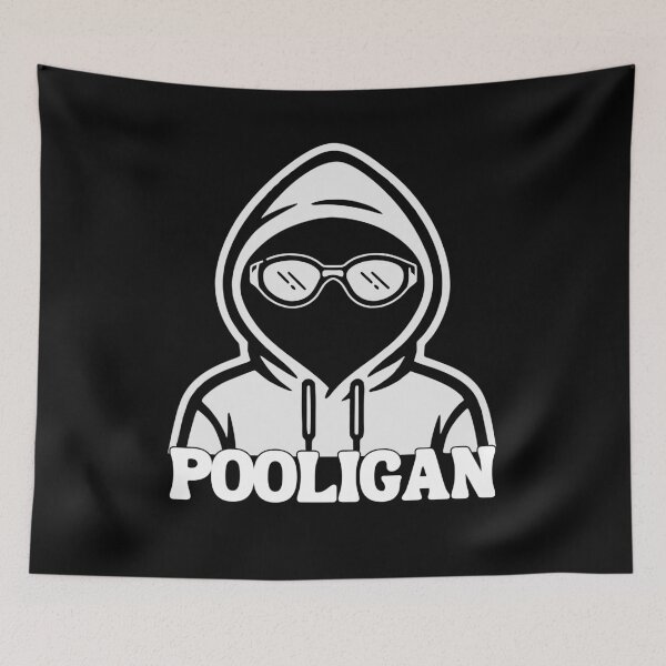 Item preview, Pooligan Swimmer | Hoodie Swim Squad Humor Design designed and sold by Powered By Chlorine.