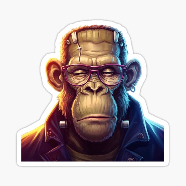 Frankenpetz Apes - Maximus the Tactical Warlord (Unit #02) Sticker