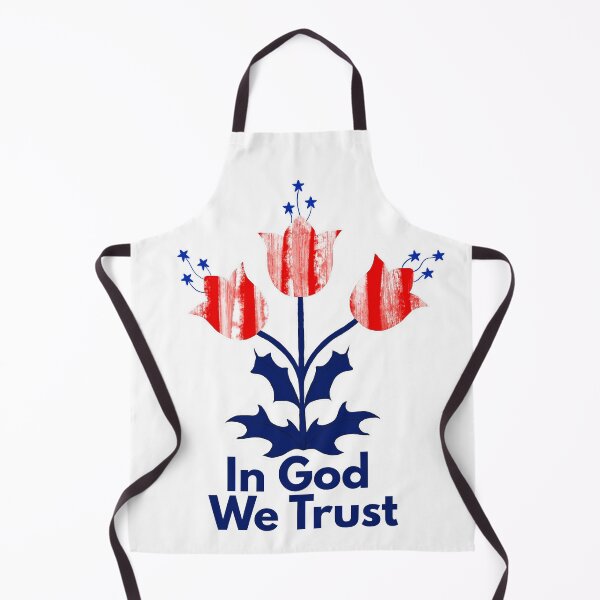 Item preview, In God We Trust Patriotic Floral Americana Design Vintage Style designed and sold by TeesOnRosebud.