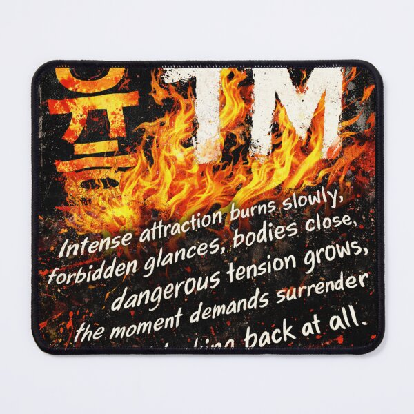 Item preview, Intense Attraction Burns Slowly – Grunge Kpop Fanart Design designed and sold by CaroKPOP.