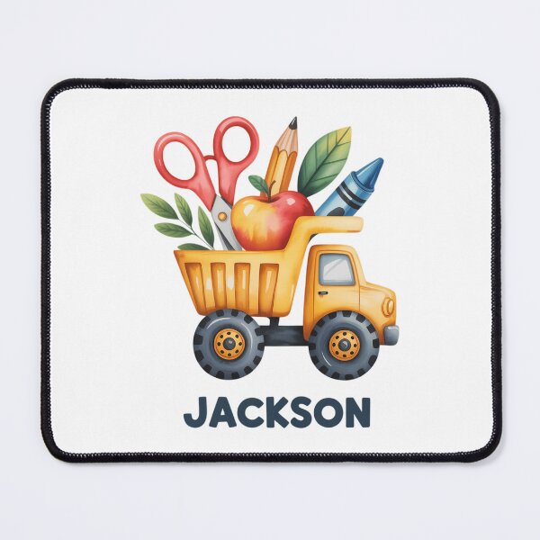 Item preview, Dump Truck Name Back to School designed and sold by TrinaEspinoza.