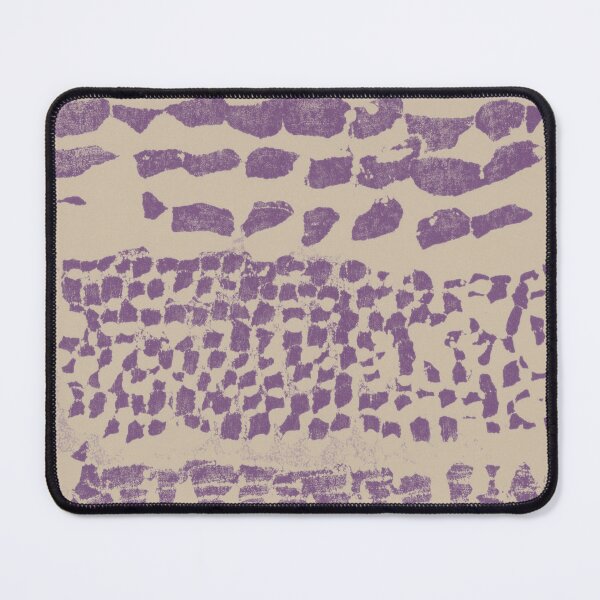 Item preview, Three Grains Textured Monoprint - Dove + Plum designed and sold by Irene Estelle.