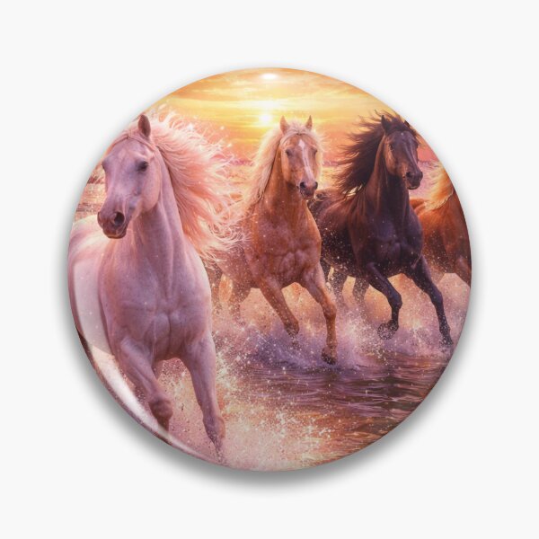 Item preview, Galloping through sunset waters designed and sold by Kari's shop.