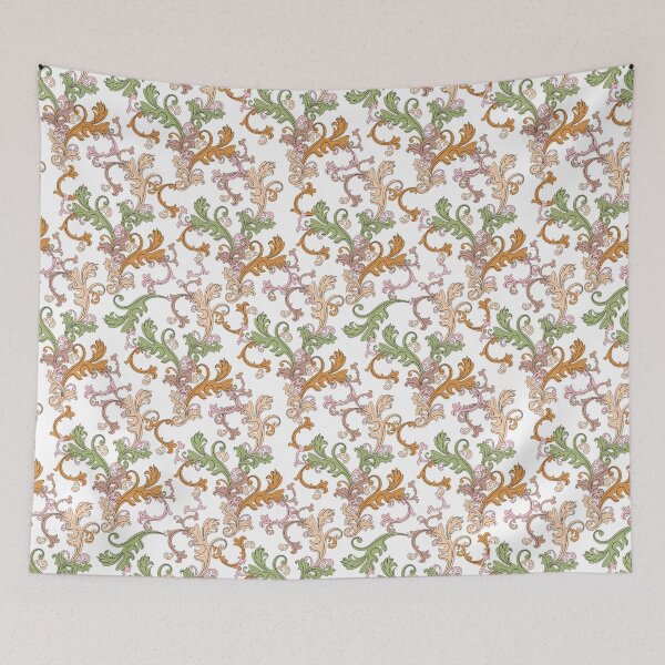 Item preview, Vintage Baroque Floral Pattern designed and sold by Artsy Corner.