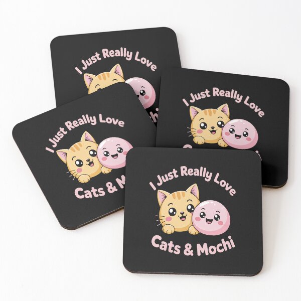 Item preview, Girl Loves Pink Mochi Cat  designed and sold by NicolaMail.