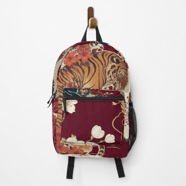Item preview, Design Tiger & Dragon – Japanese Style Floral Art designed and sold by Valiabeth.