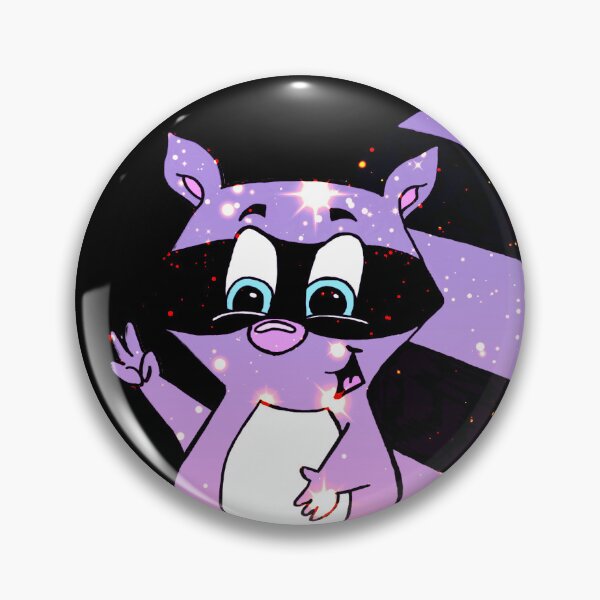 Item preview, Cute Purple Galaxy Star Trash Panda Raccoon - Kawaii space Critter designed and sold by CozyCritters8.