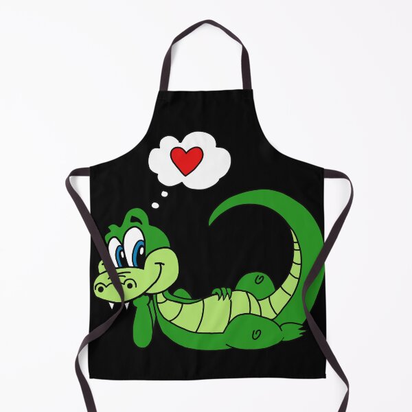 Item preview, Lovable Cute Valentine Alligator Thinking of You - Kawaii Love Critter designed and sold by CozyCritters8.