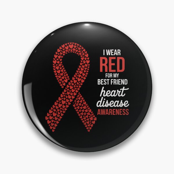 Item preview, I wear Red For my Best Friend Heart Disease Awareness designed and sold by TrinaEspinoza.