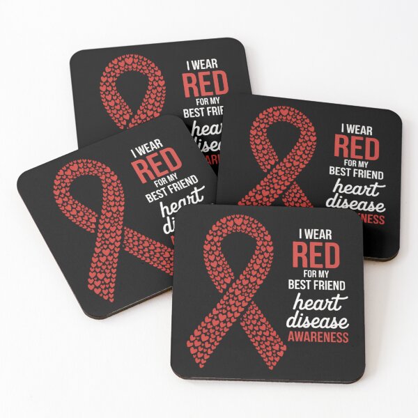 Item preview, I wear Red For my Best Friend Heart Disease Awareness designed and sold by TrinaEspinoza.