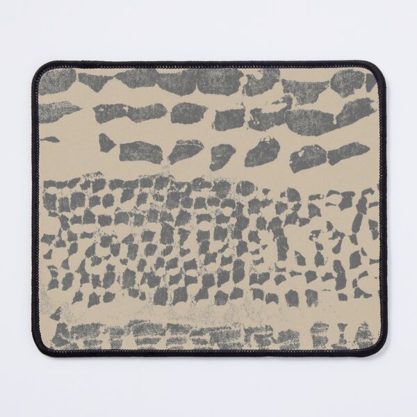 Item preview, Three Grains Textured Monoprint - Dove + Slate designed and sold by Irene Estelle.