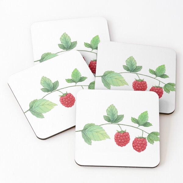 Item preview, Vintage Watercolor Raspberry Branch - Botanical Fruit Garden Aesthetic designed and sold by Artsy Corner.