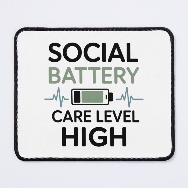 Item preview, Social Battery Low, Care Level High Nurse Tee Premium T-Shirt designed and sold by podlook.