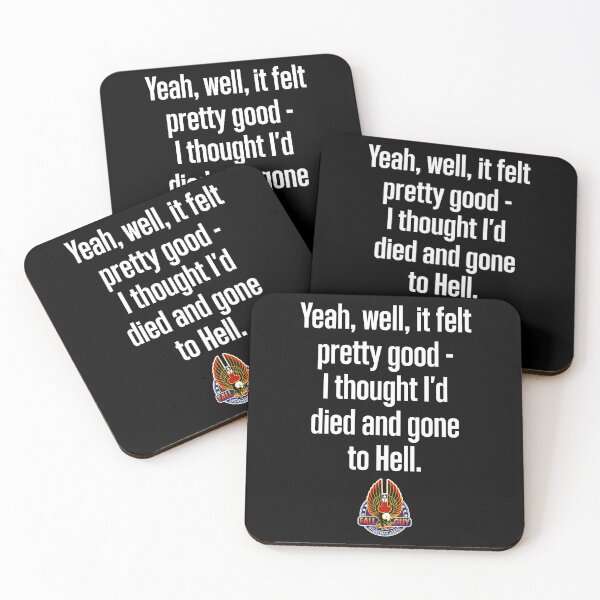 Item preview, I Thought I'd Died and Gone To Hell - The Fall Guy designed and sold by darklordpug.