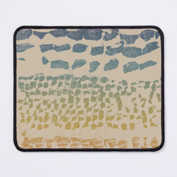 Item preview, Three Grains Textured Monoprint - Dove + Rainbow Sunset designed and sold by Irene Estelle.