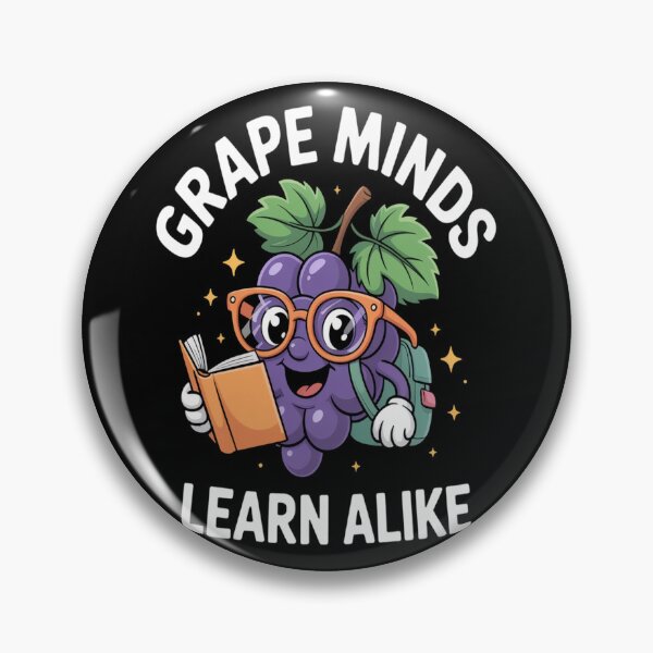 Item preview, Grape Minds Learn Alike Funny Back to School Fruit Teacher  designed and sold by LacostCarl.