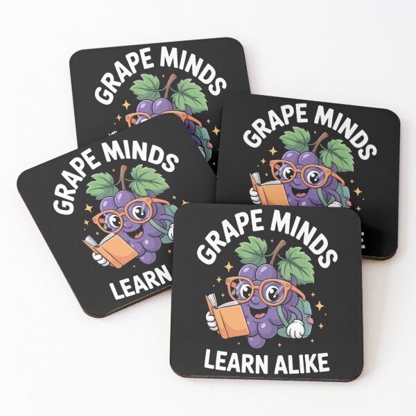 Item preview, Grape Minds Learn Alike Funny Back to School Fruit Teacher  designed and sold by LacostCarl.