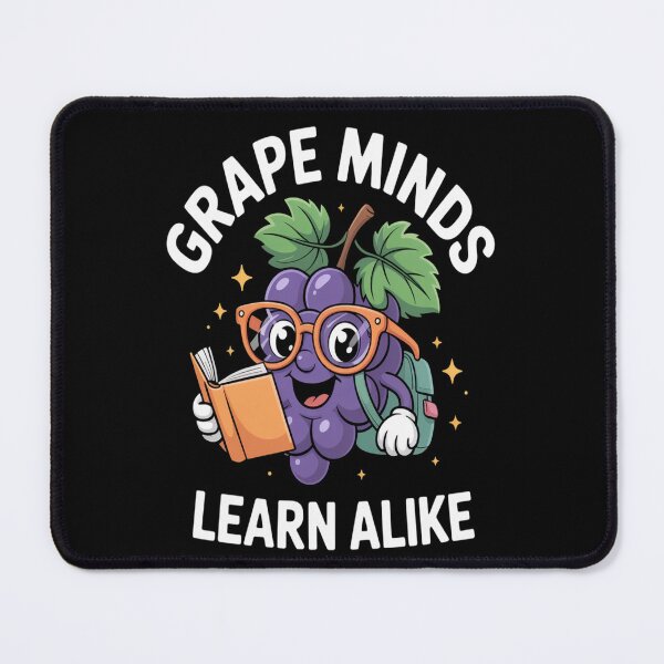 Item preview, Grape Minds Learn Alike Funny Back to School Fruit Teacher  designed and sold by LacostCarl.