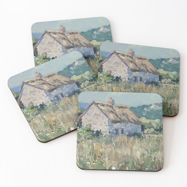 Item preview, French Countryside Cottage | Provence Rustic Landscape Painting designed and sold by CARRAANN.
