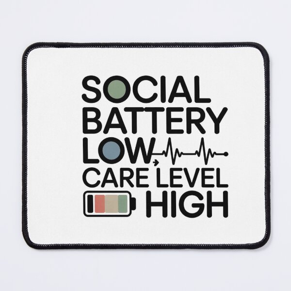 Item preview, Copy of Social Battery Low, Care Level High Nurse Tee Classic T-Shirt designed and sold by podlook.