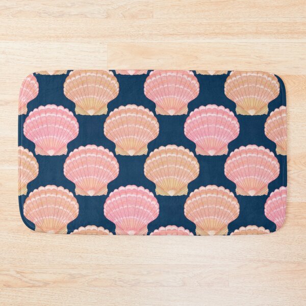 Item preview, Hawaiian Sunrise Shells on Deep Navy designed and sold by PD-Coastal.