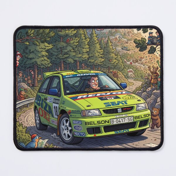 Item preview, Seat Ibiza Kit Car GTi 16V EVO2 Cartoon designed and sold by Racing Art Store.