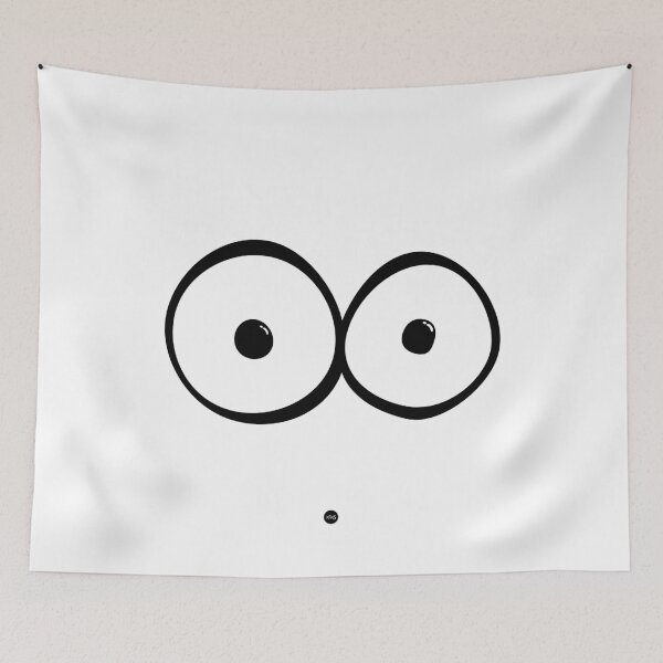 Item preview, Curious big eyes designed and sold by XUSRedbubble.