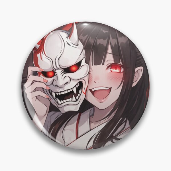 Item preview, Ako Oni Mask Shrine Maiden designed and sold by TheGhoullery.