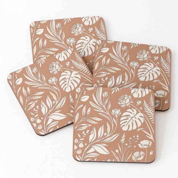 Item preview, Earthy Boho Botanical Monstera Floral Art designed and sold by TheStickerGuide.