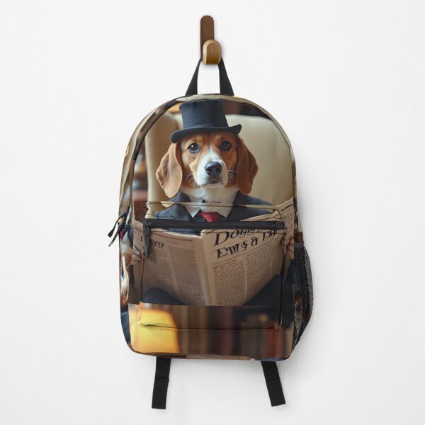 Item preview, Dog with newspaper designed and sold by Creative Visualize.