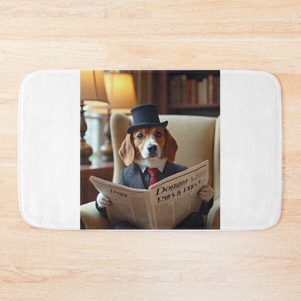 Item preview, Dog with newspaper  designed and sold by Creative Visualize.