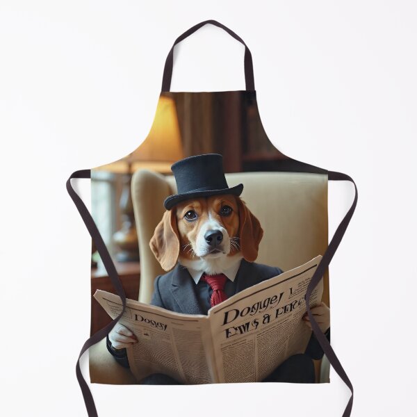 Item preview, Dog with newspaper designed and sold by Creative Visualize.