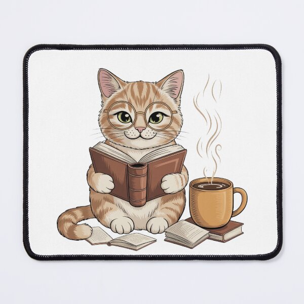 Item preview, Cat Reading Book designed and sold by QuiteOrbit.
