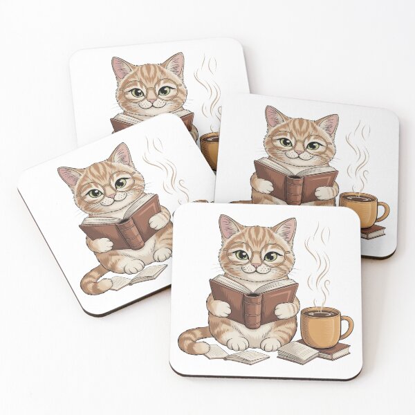 Item preview, Cat Reading Book designed and sold by QuiteOrbit.