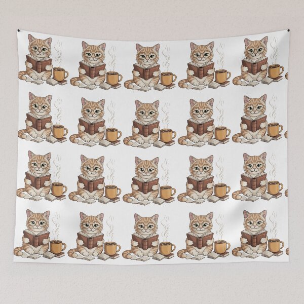 Item preview, Cat Reading Book designed and sold by QuiteOrbit.